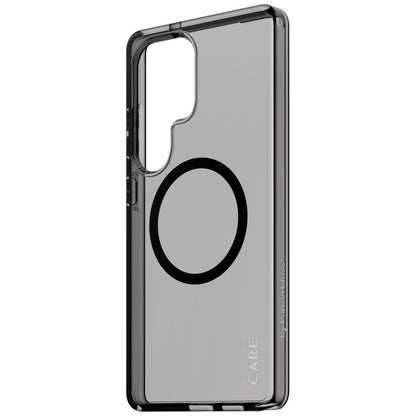 CARE by PanzerGlass Flagship Urban Combat Black QI Case for Samsung Galaxy S25 Ultra - Semi-transparent Smoke_2