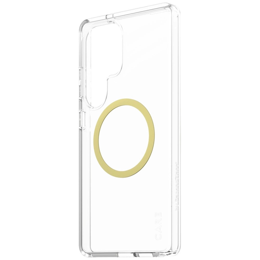 CARE by PanzerGlass Flagship Urban Combat Chardonnay QI Case for Samsung Galaxy S25 Ultra - Transparent_2