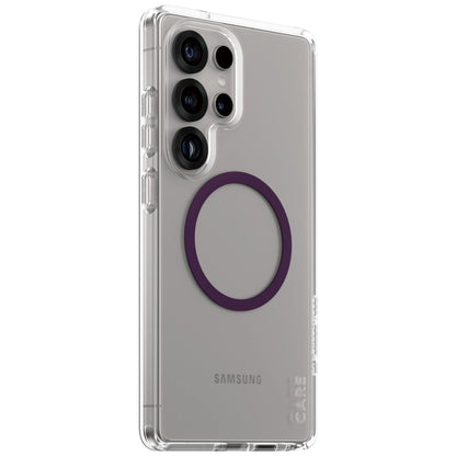 CARE by PanzerGlass Flagship Urban Combat Purple QI Case for Samsung Galaxy S25 Ultra - Transparent_1
