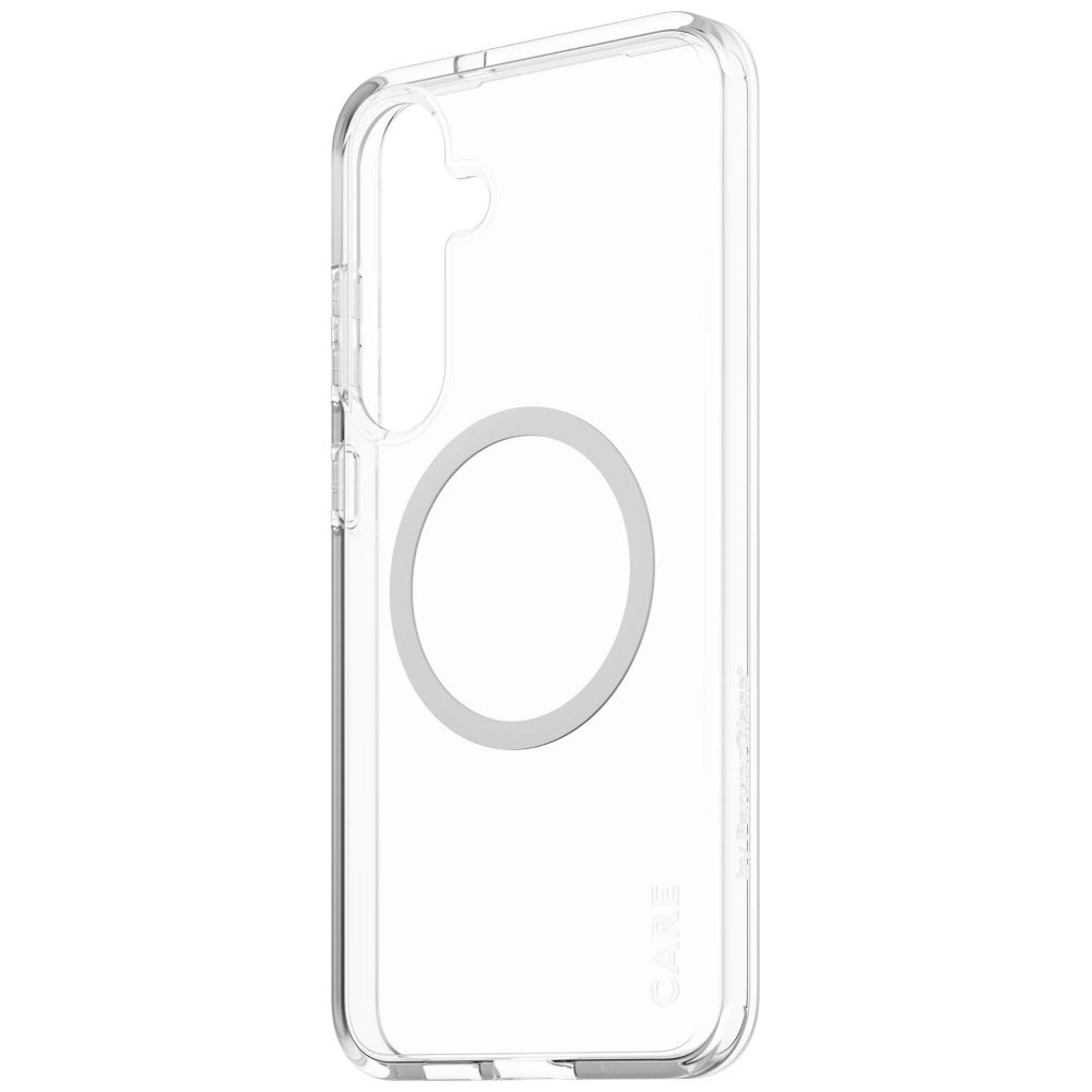 CARE by PanzerGlass Flagship Urban Combat White QI Case for Samsung Galaxy S25+ - Transparent_2