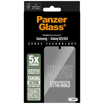 PanzerGlass Ultra-Wide Fit Ceramic Glass for Samsung Galaxy S25_3