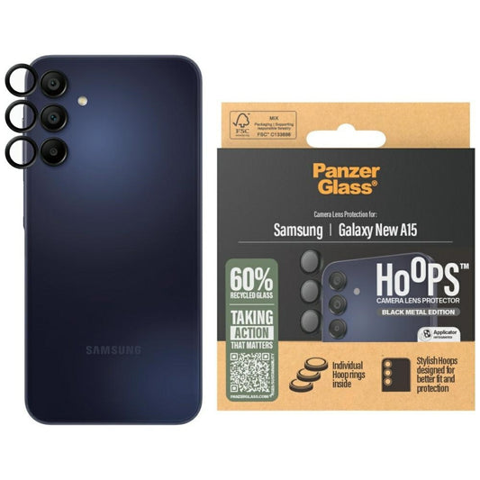 Capa de Lente de Vidro Temperado PanzerGlass / Samsung Galaxy A16 / A16 5G / Preto_0