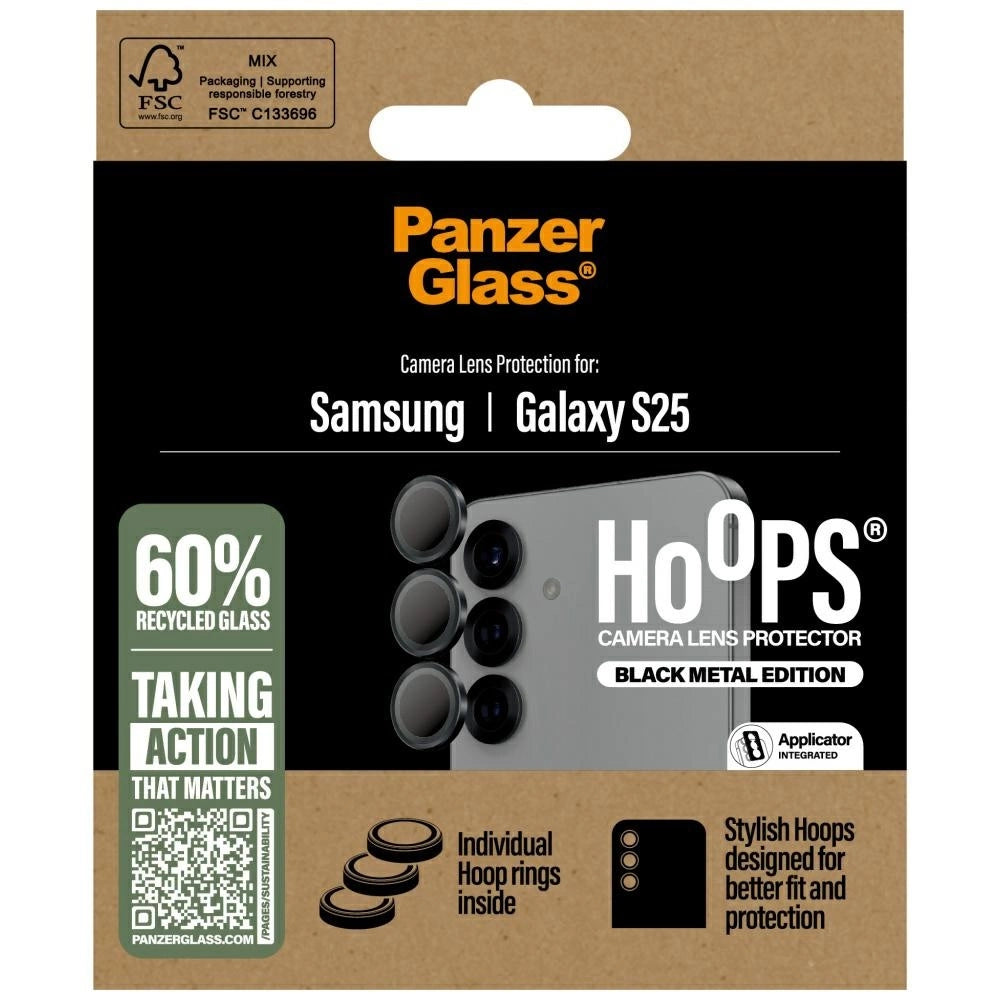 PanzerGlass Hoops Lens Protector Tempered Glass for Samsung Galaxy S25 Black_3