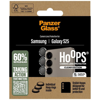PanzerGlass Hoops Lens Protector Tempered Glass for Samsung Galaxy S25 Clear_3
