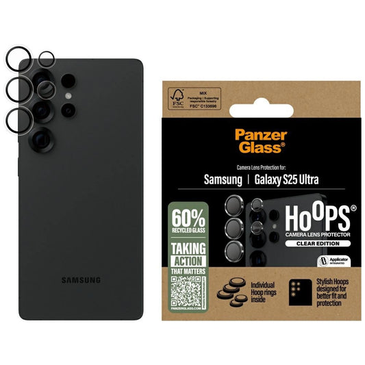 PanzerGlass Hoops Lens Protector Tempered Glass for Samsung Galaxy S25 Ultra Clear_0