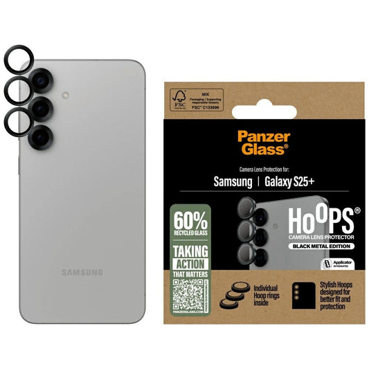 PanzerGlass Hoops Lens Protector for Samsung Galaxy S25+ Black_0