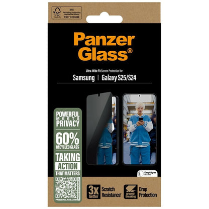 PanzerGlass Ultra-Wide Fit Privacy Glass for Samsung Galaxy S25_3