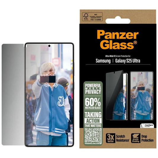 PanzerGlass Ultra-Wide Fit Privacy Glass for Samsung Galaxy S25 Ultra_0