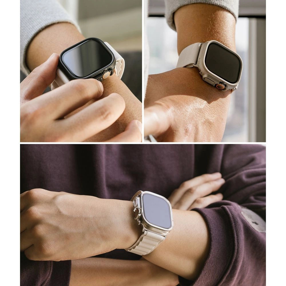 Ringke Slim 2-pack Case for Apple Watch Ultra 1/2 (49mm) - Clear and Matte Black_10