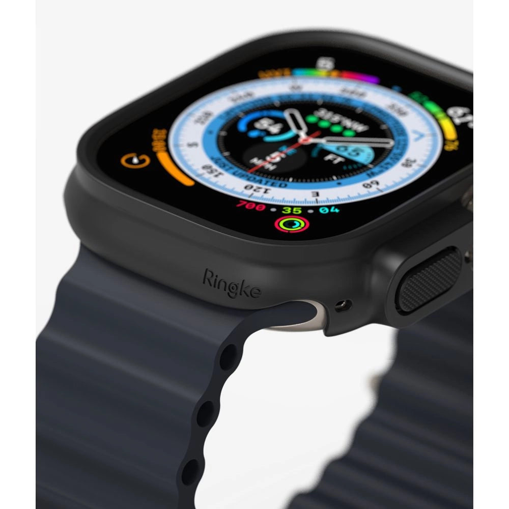Ringke Slim 2-pack Case for Apple Watch Ultra 1/2 (49mm) - Clear and Matte Black_4