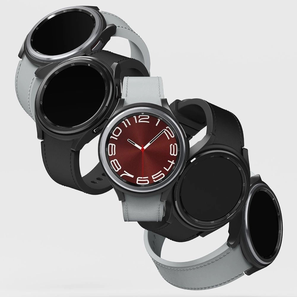 Ringke Slim 2-pack Case for Samsung Galaxy Watch 6 Classic 43mm - Black and Clear_5