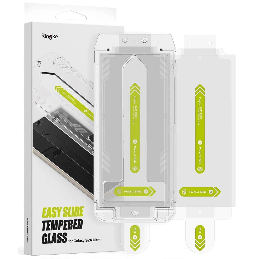 Ringke Easy Slide 2-pack tempered glass for Samsung Galaxy S24 Ultra_9