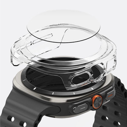 Ringke Slim &amp; Tempered Glass Case + Glass Set for Samsung Galaxy Watch Ultra 47mm - Transparent_1