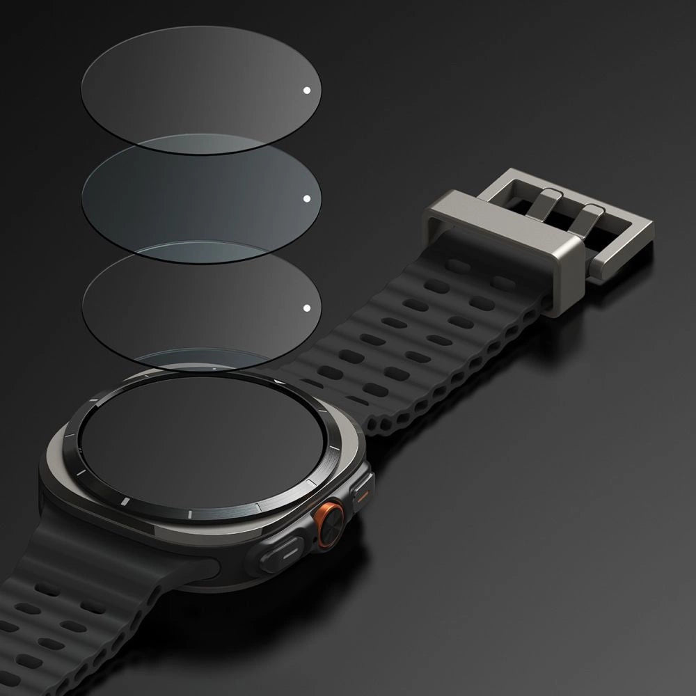 Ringke Slim &amp; Tempered Glass Case + Glass Set for Samsung Galaxy Watch Ultra 47mm - Transparent_6