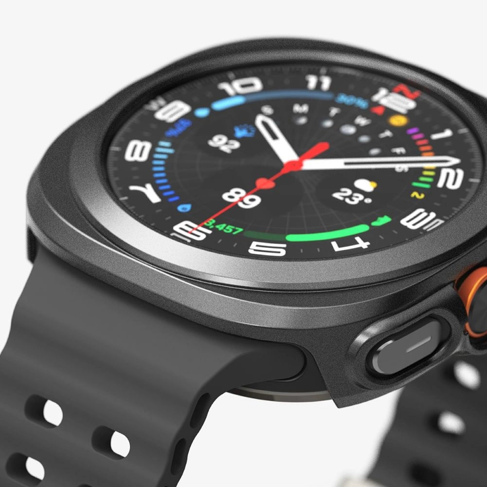 Ringke Slim &amp; Tempered Glass Case + Glass Set for Samsung Galaxy Watch Ultra 47mm - Black_2