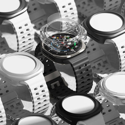 Ringke Slim &amp; Tempered Glass Case + Glass Set for Samsung Galaxy Watch Ultra 47mm - Black_5