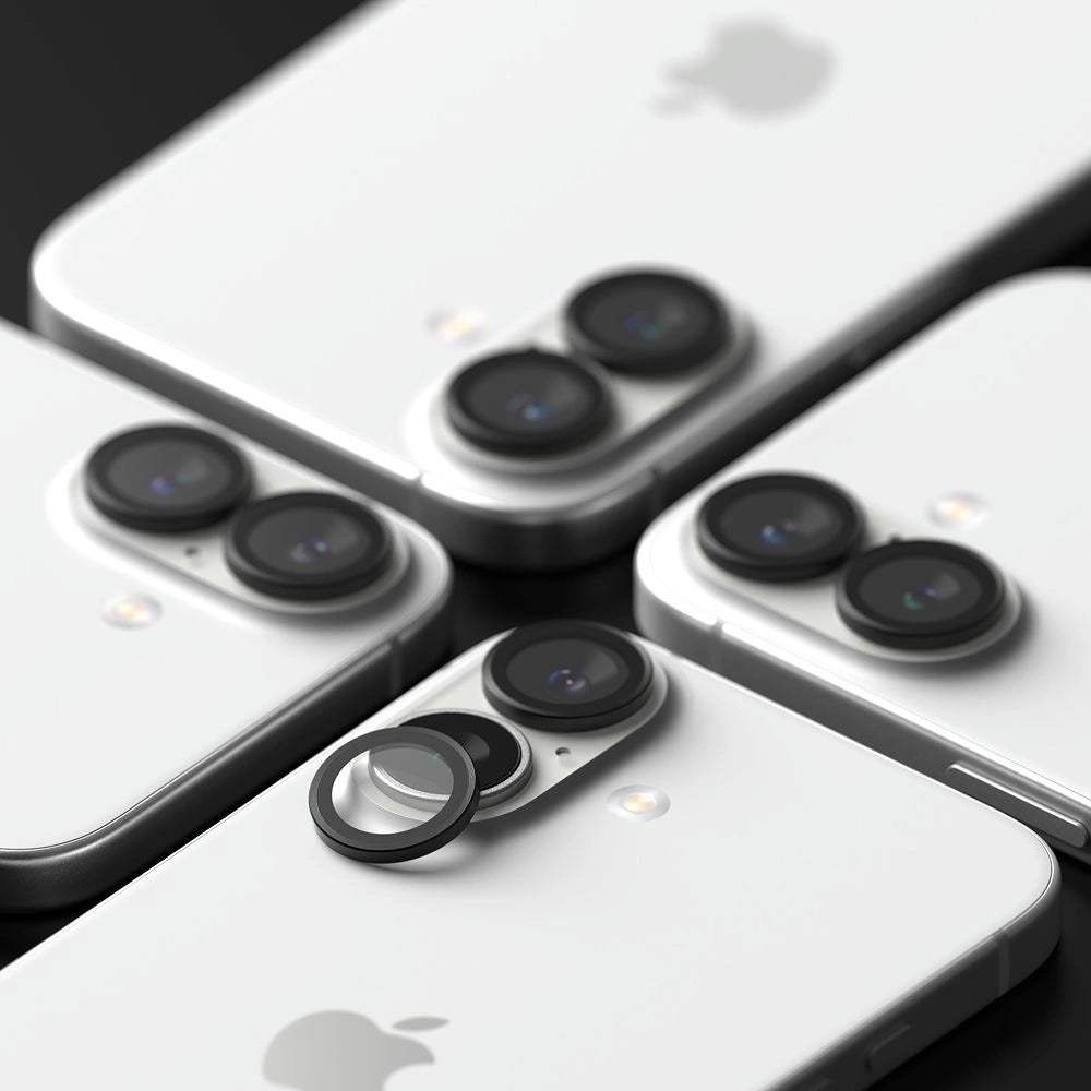 Ringke Camera Frame Protector 2-pack for iPhone 16 / 16 Plus - Black_5