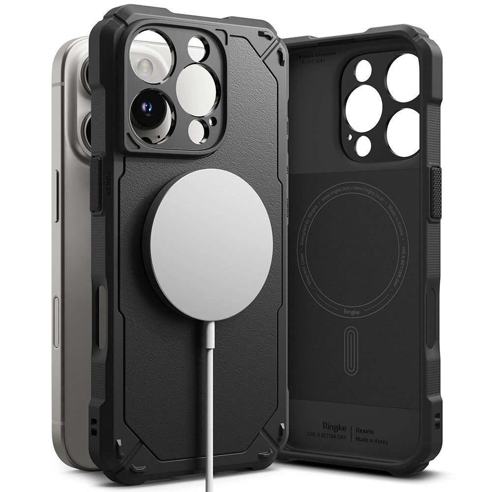 Ringke Rugged Gear MagSafe iPhone 16 Pro Case - Black_0