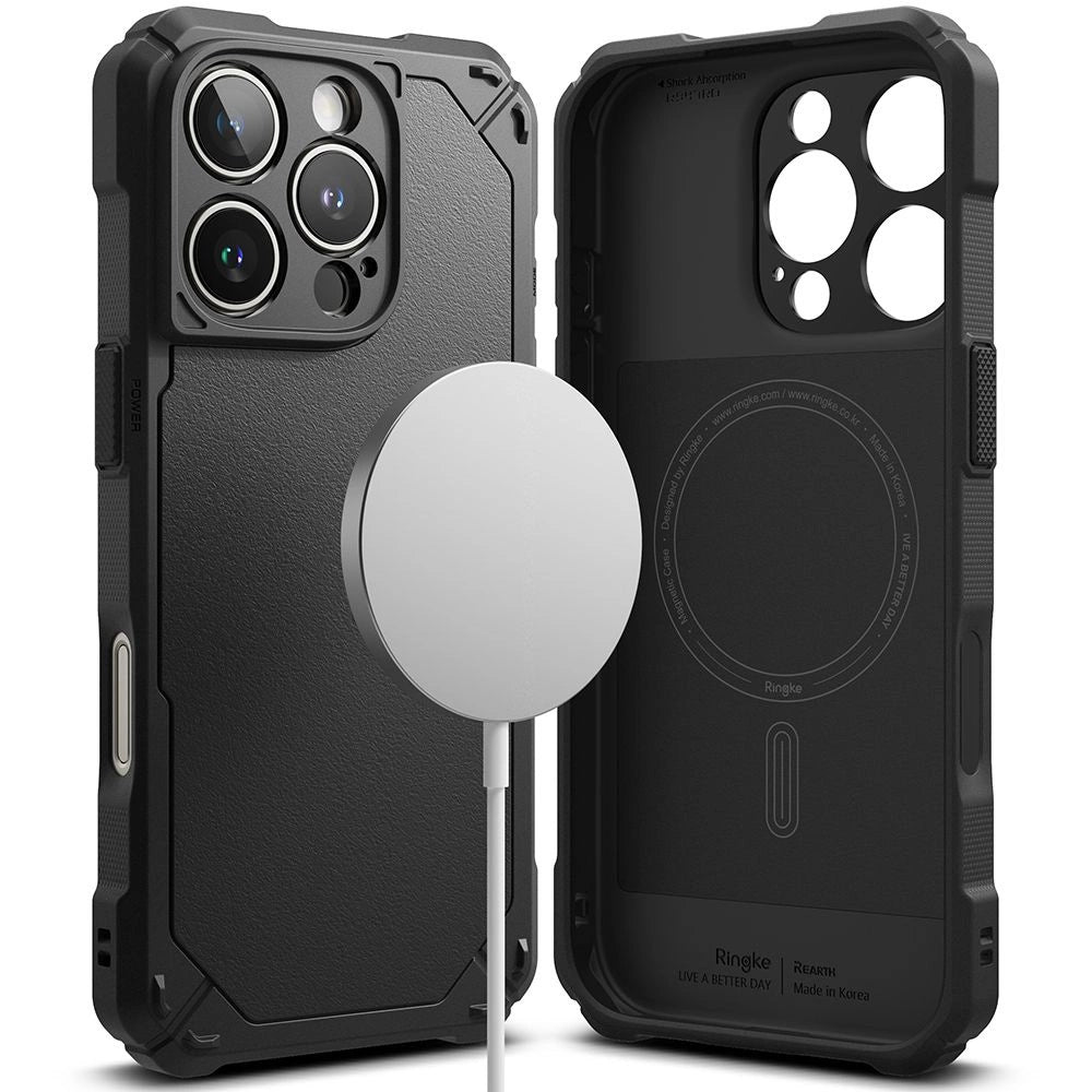 Ringke Rugged Gear MagSafe iPhone 16 Pro Case - Black_1