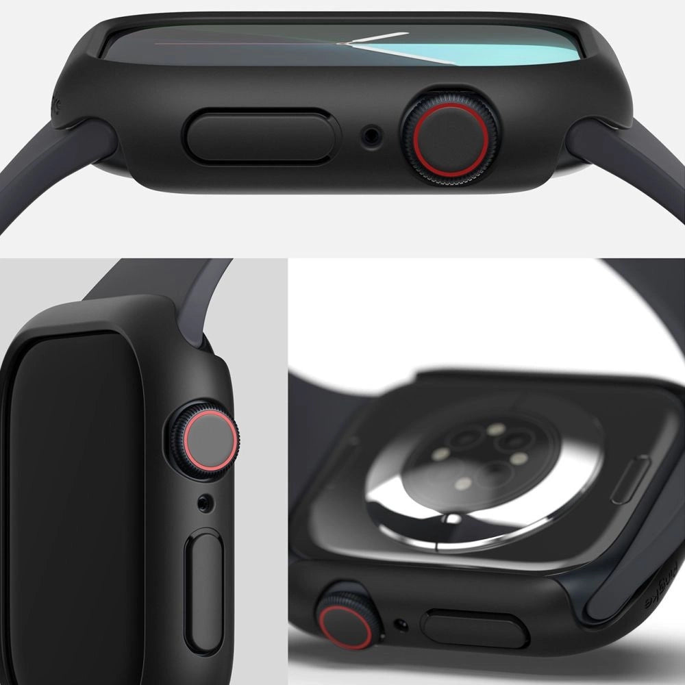 Ringke Slim 2-pack Case for Apple Watch 10 46mm - Clear and Matte Black_2