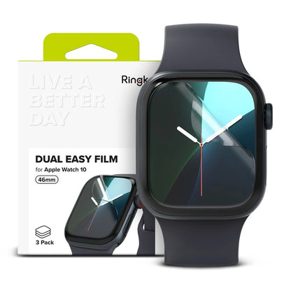 Ringke Dual Easy 3-pack protective foil for Apple Watch 10 46 mm_0
