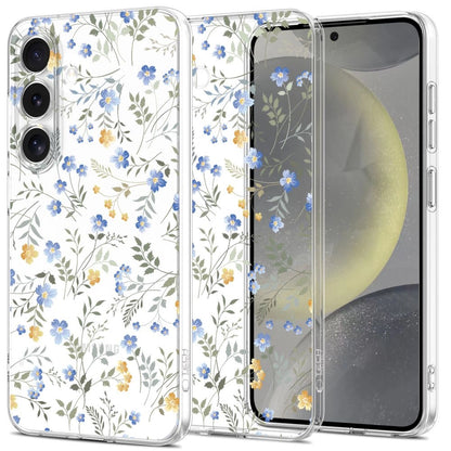 Tech-Protect FlexAir Case for Samsung Galaxy S25 - Daisies with Leaves_0