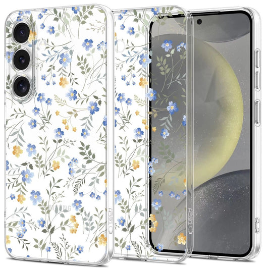 Tech-Protect FlexAir Case for Samsung Galaxy S25 - Daisies with Leaves_0