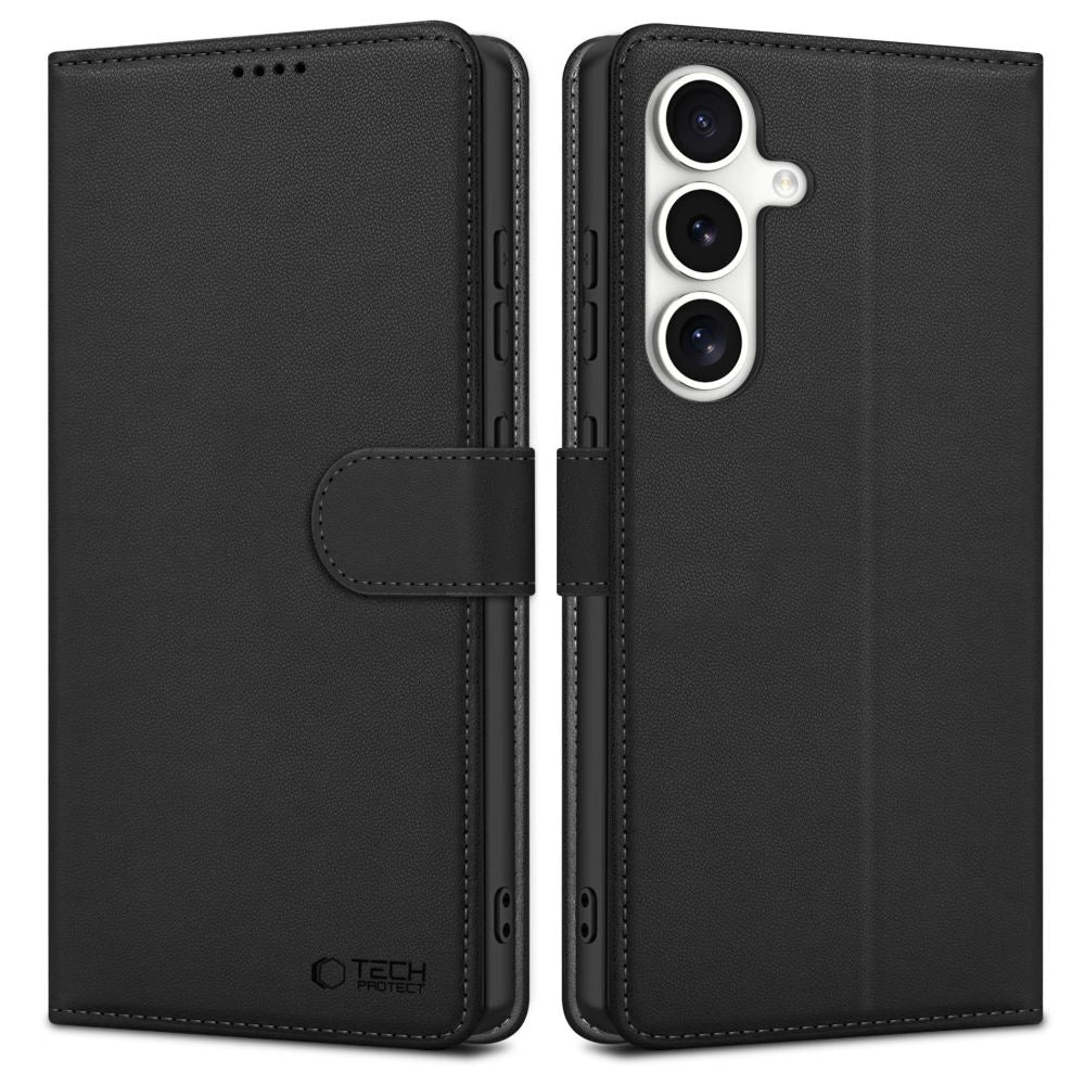 Tech-Protect Wallet Case for Samsung Galaxy S25 - Black_0