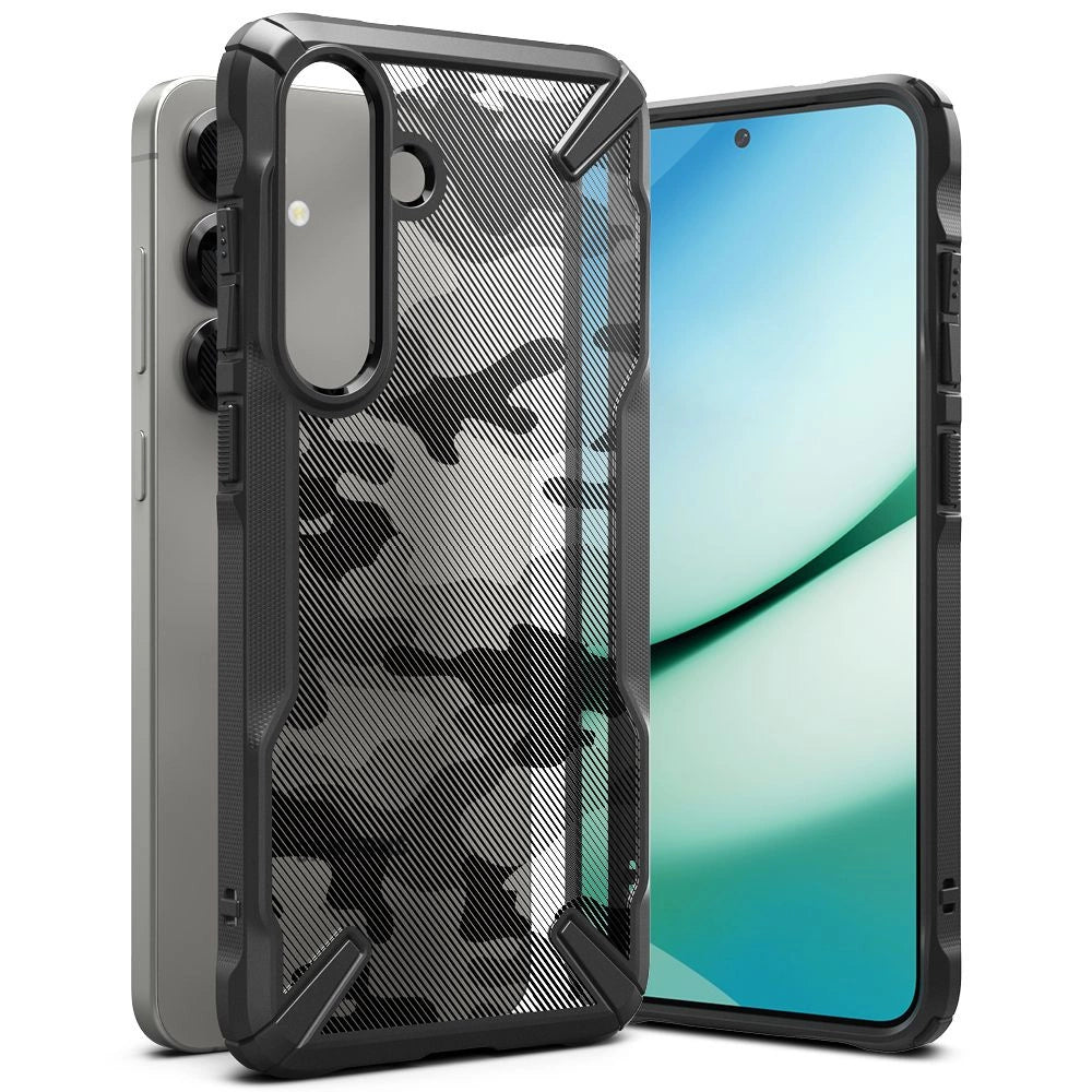 Ringke Fusion X Case for Samsung Galaxy S25+ - Black Camo_0