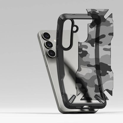 Ringke Fusion X Case for Samsung Galaxy S25+ - Black Camo_4