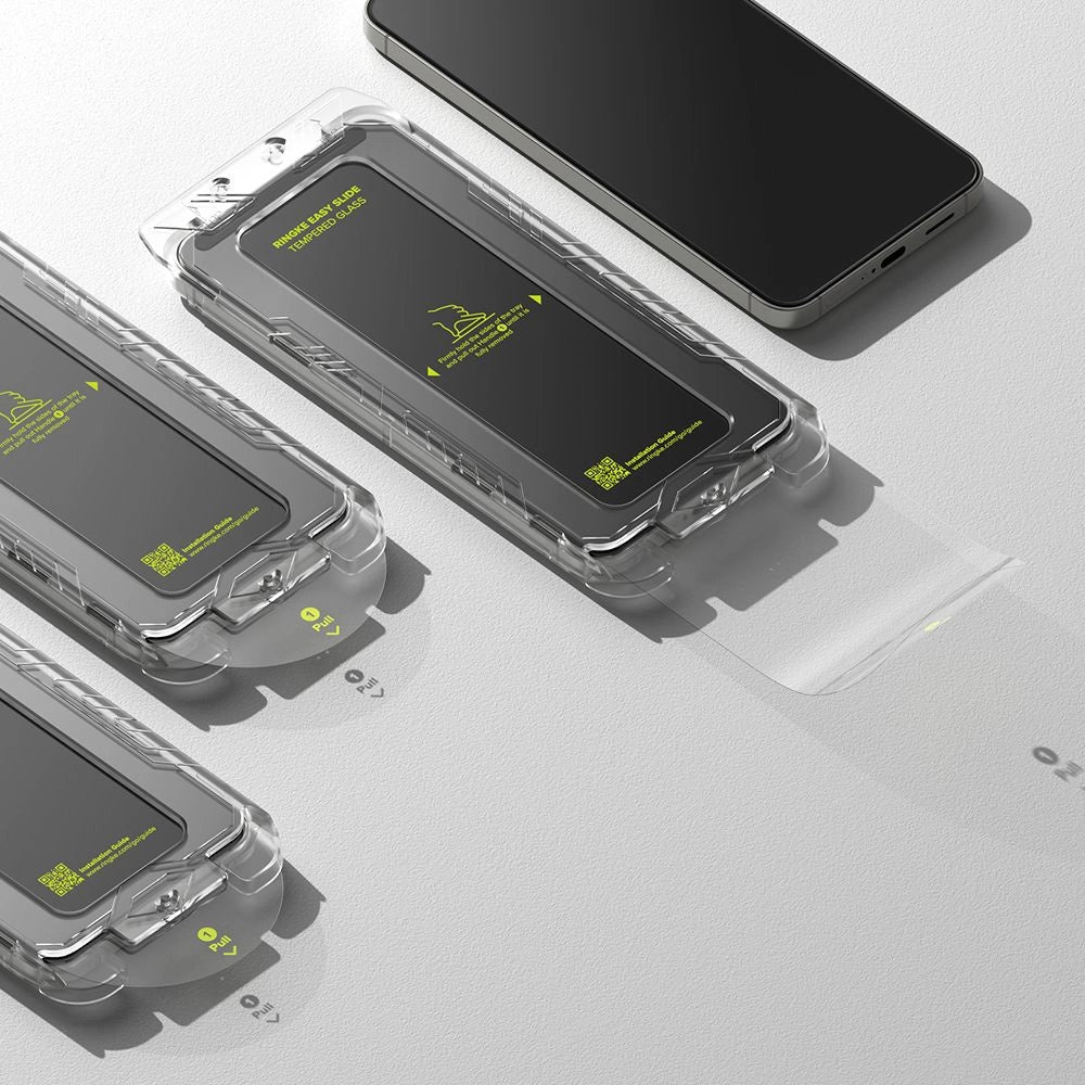 Ringke Easy Slide 2-pack tempered glass for Samsung Galaxy S25_3
