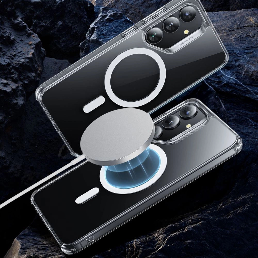 ESR Classic Hybrid Halolock MagSafe Case for Samsung Galaxy S25+ - Transparent_1