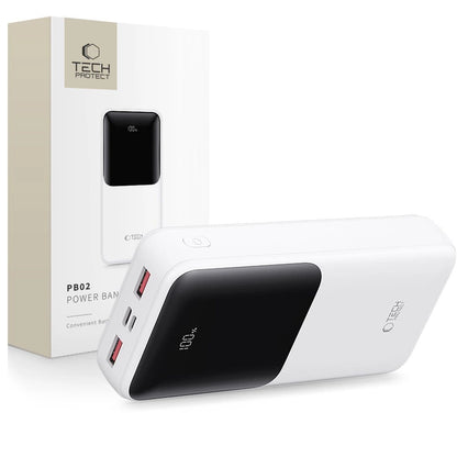 Powerbank Tech-Protect PB02 20000mAh 22.5W - white_0