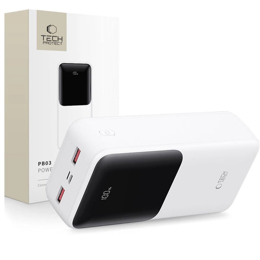 Powerbank Tech-Protect PB03 30000mAh 22.5W - white_0