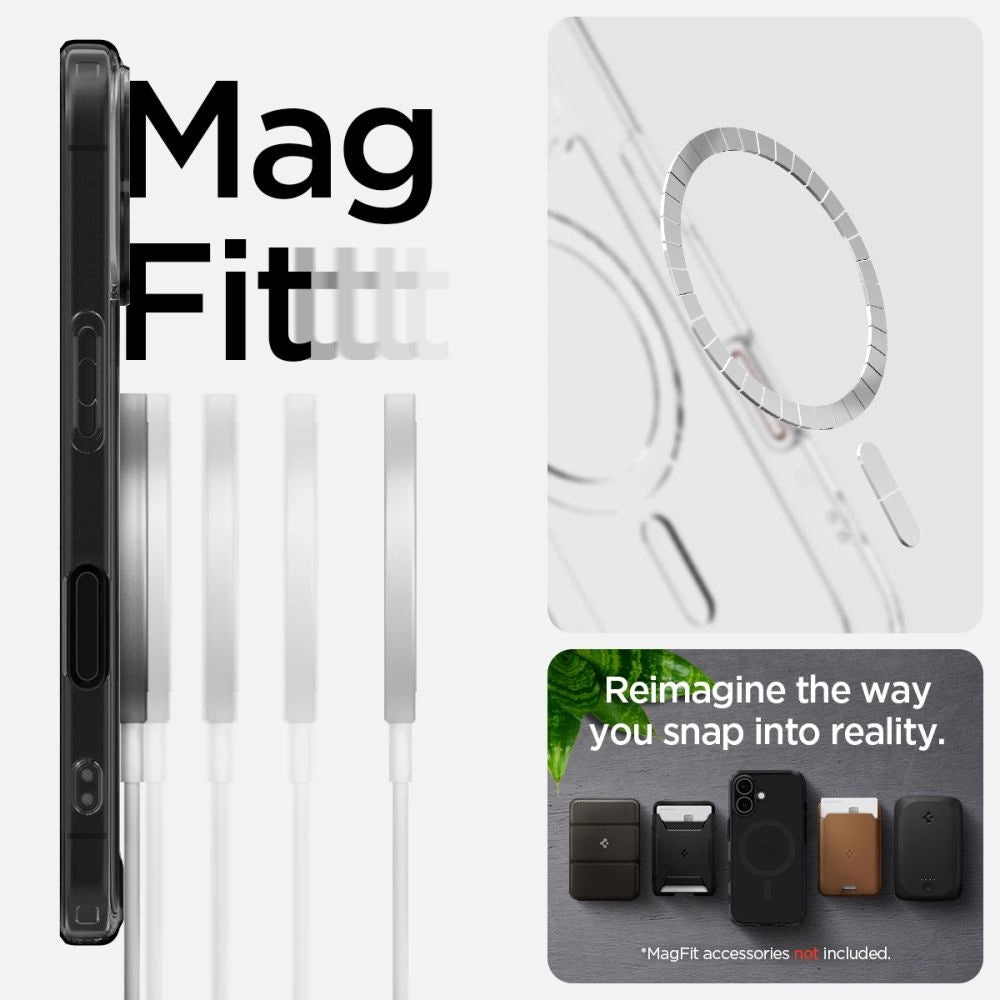 Spigen Ultra Hybrid &quot;T&quot; MagSafe iPhone 16e Case - Translucent Black_10