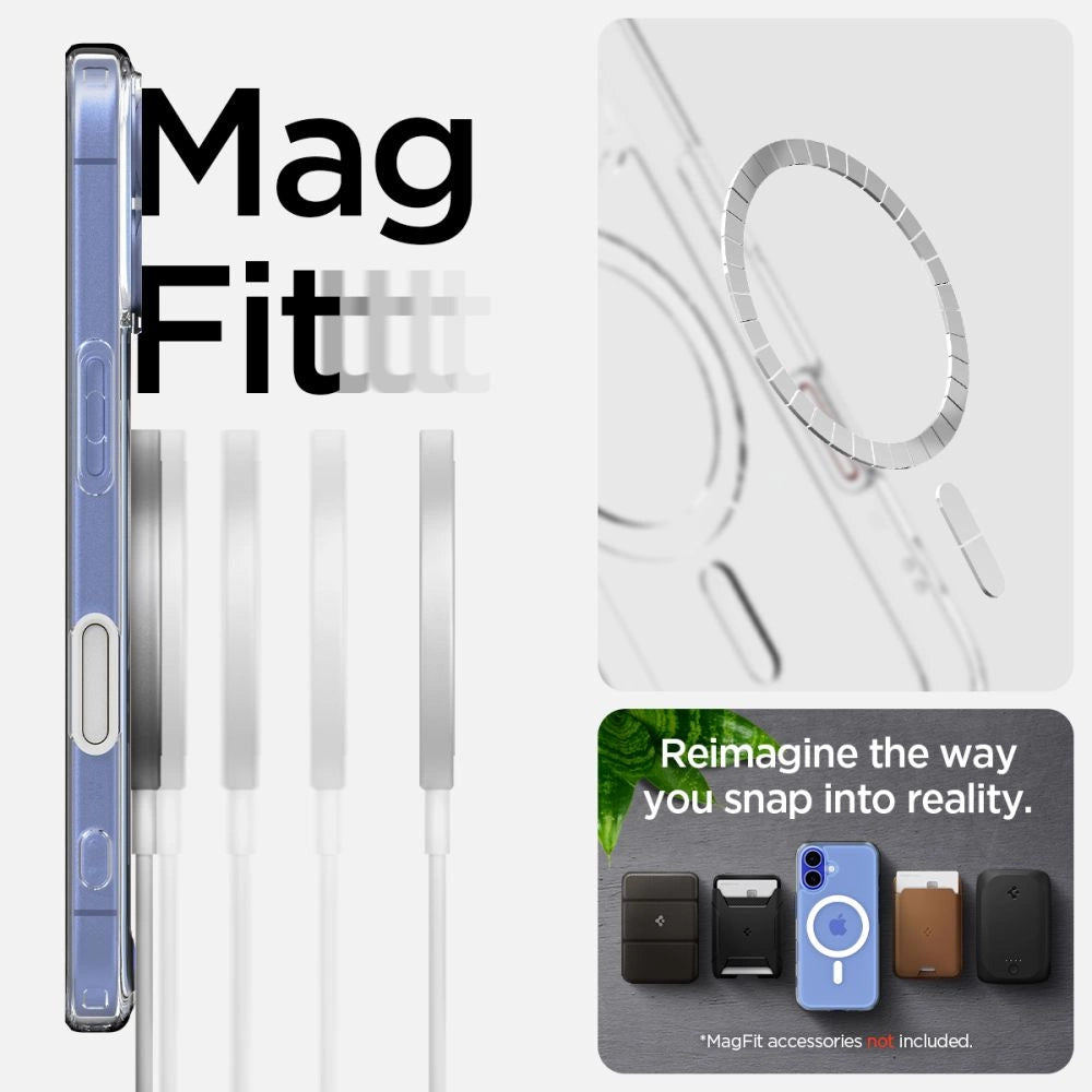 Spigen Ultra Hybrid &quot;T&quot; MagSafe iPhone 16 Case - White_16