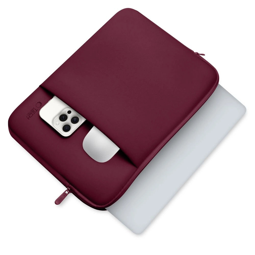 Tech-Protect Neoprene Laptop Case 13" - Burgundy_4