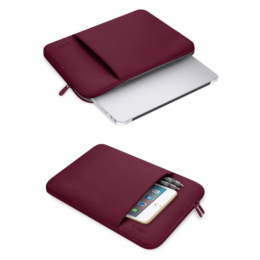Tech-Protect Neoprene Laptop Case 13" - Burgundy_6