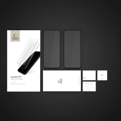 Tech-Protect Glass Fit+ 2-Pack Tempered Glass for Motorola Moto G15 / G15 Power / G05 / E15 - Black_4