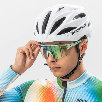 Rockbros Photochromic Cycling Glasses with UV Protection and Corrective Insert – White_3