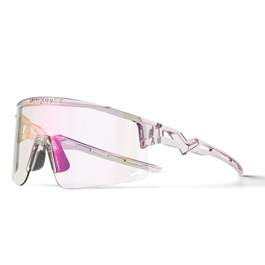 Rockbros Cycling Glasses Photochromic, with UV Protection and Corrective Insert, Clear - Purple_0