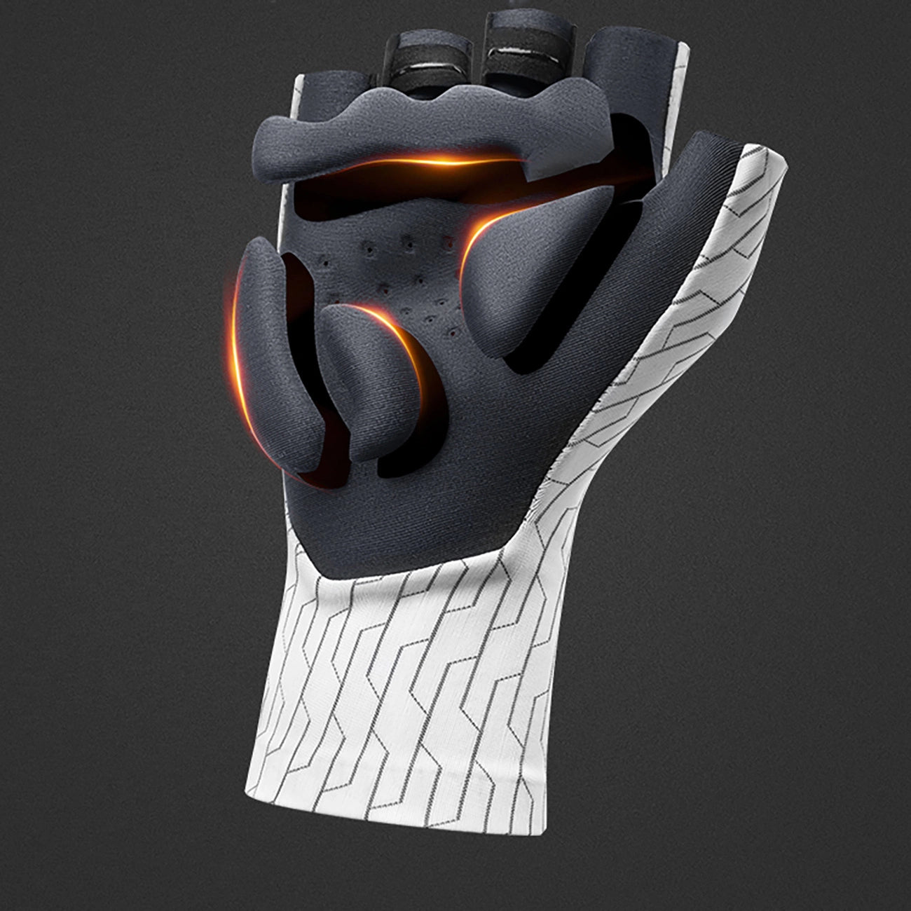 Rockbros Road Cycling Gloves Size: XL - White/Black_2