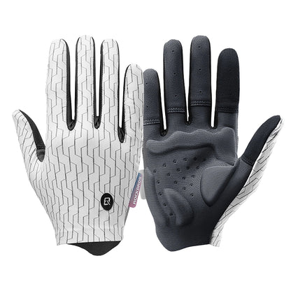 Rockbros sports gloves full spring-summer size S - white and black_0