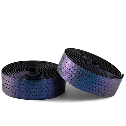 Rockbros Handlebar Tape Perforated Silicone with Chameleon Effect - Purple_0