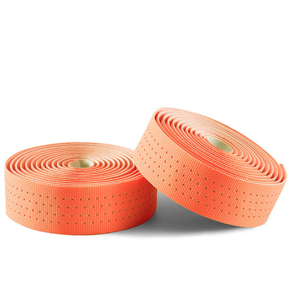 Rockbros Perforated Silicone Handlebar Tape - Orange_0