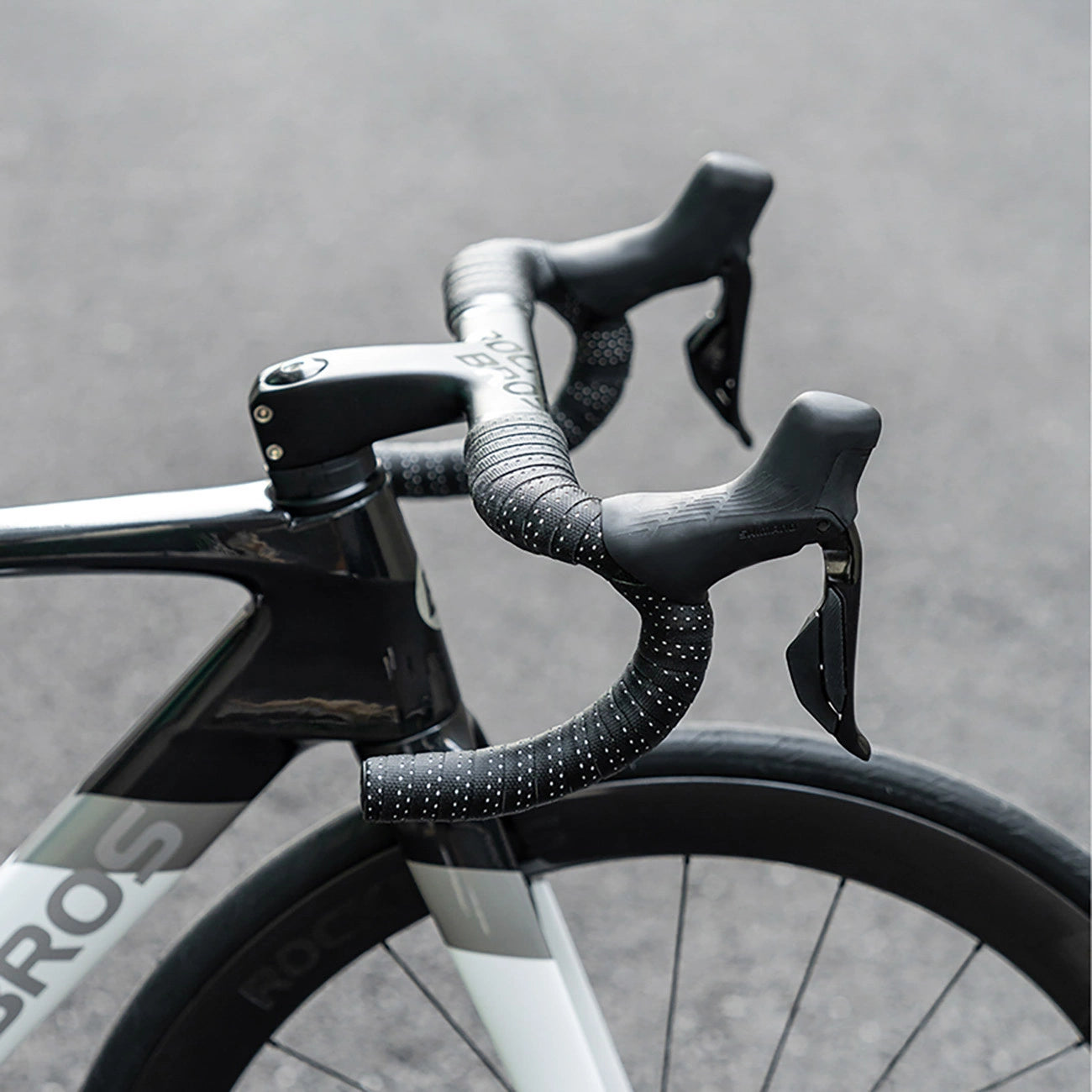 Rockbros PU Handlebar Tape &quot;Velour&quot; Pattern - Brown_9