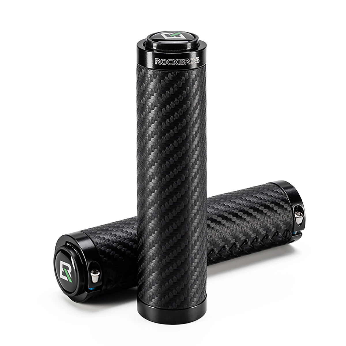 Rockbros Bike Grips Twisted Straight Anti-Slip Grips - Black_0