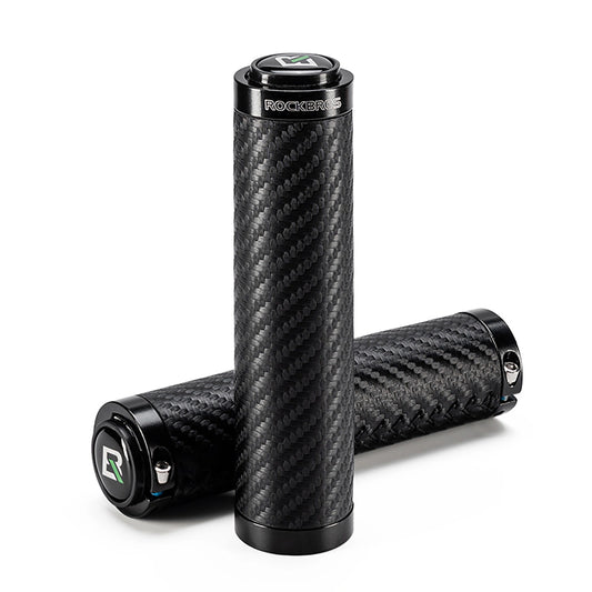 Rockbros Bike Grips Twisted Straight Anti-Slip Grips - Black_0