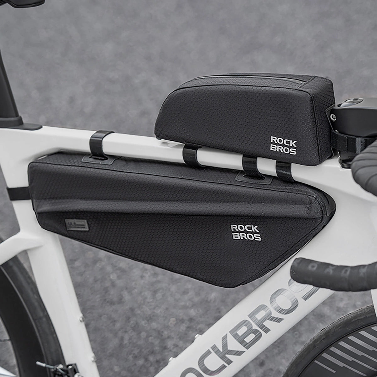 Rockbros Bike Bag for Frame Under Top Tube 2.9l - Black_7