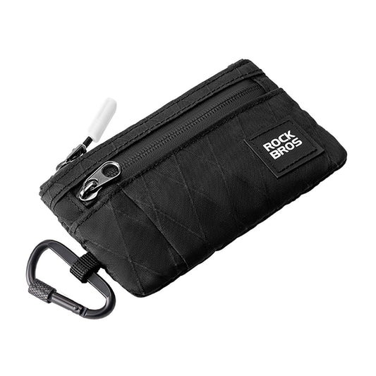 Rockbros Travel Wallet with Carabiner - Black_0